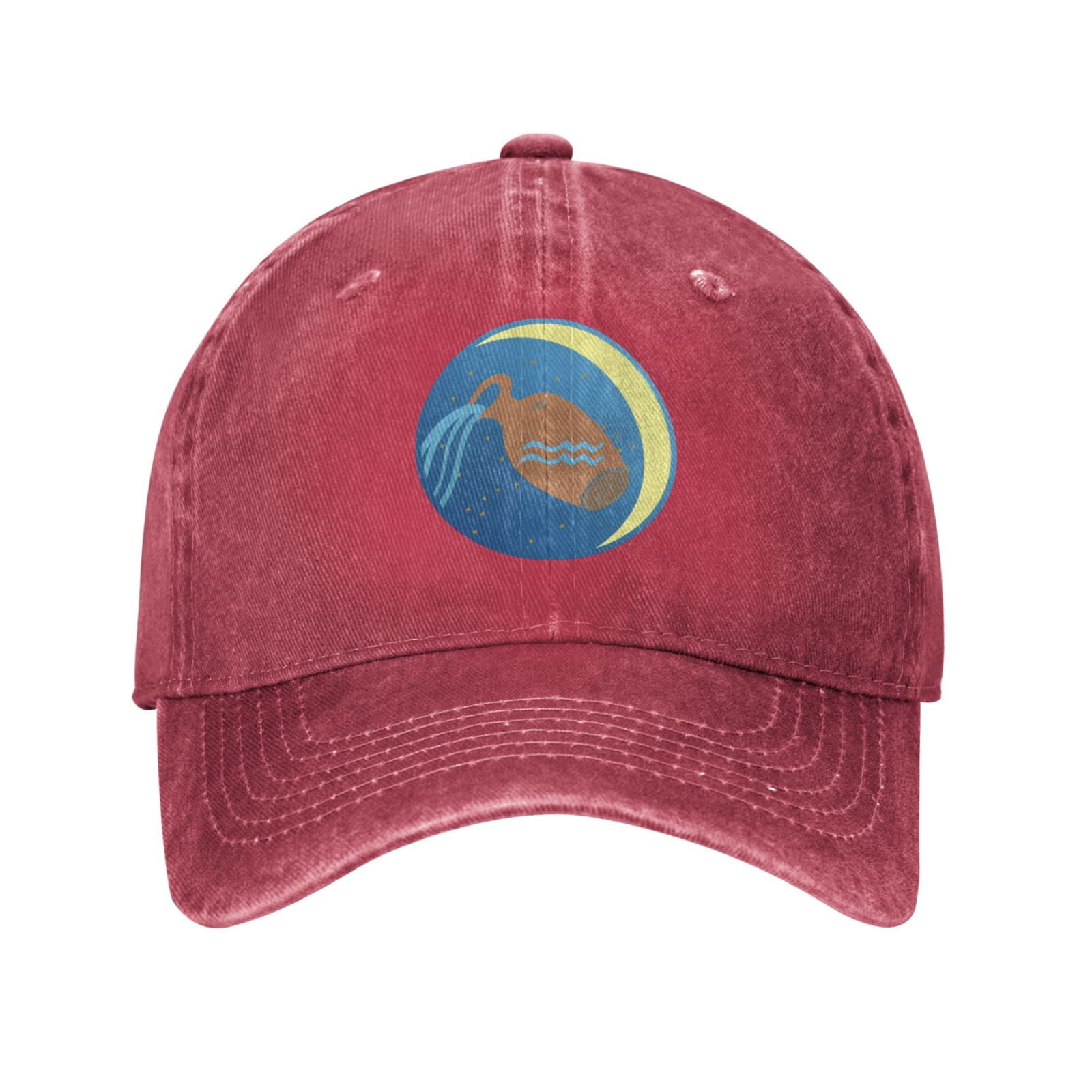Aquarius Western Hat Personalized Custom Hat - February Aquarius in Amethyst  main image 2