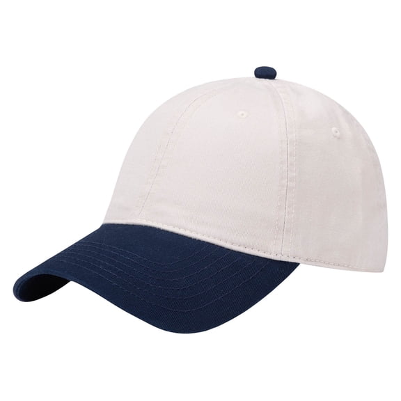 Mens Baseball Caps Color Block Baseball Cap Adjustable Casual Outdoor Sun HatSports Activities Navy One Size
