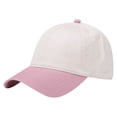 thumbnail image 1 of Mens Baseball Caps Color Block Baseball Cap Adjustable Casual Outdoor Sun HatSports Activities Pink One Size, 1 of 3