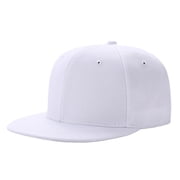 Mens Baseball Caps Cotton Flat Brim Baseball Cap Hip Hop Adjustable Unisex Hat For Casual Wear Travel White A