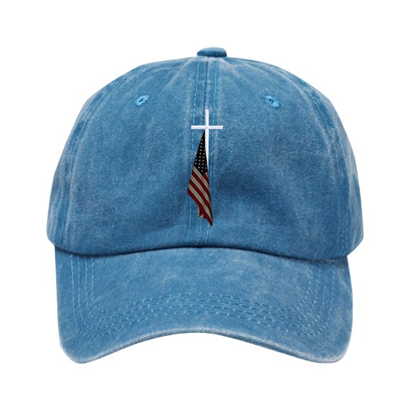 Mens Baseball Caps Couples Adjustable Washed Distressed Thickened Fall Winter Student Unisex Hat Workouts Blue One Size
