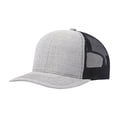 thumbnail image 1 of Mens Baseball Caps Mesh Panel Plain Baseball Cap Breathable Adjustable Sun Hat For Outdoor Sports Grey2 One Size, 1 of 3