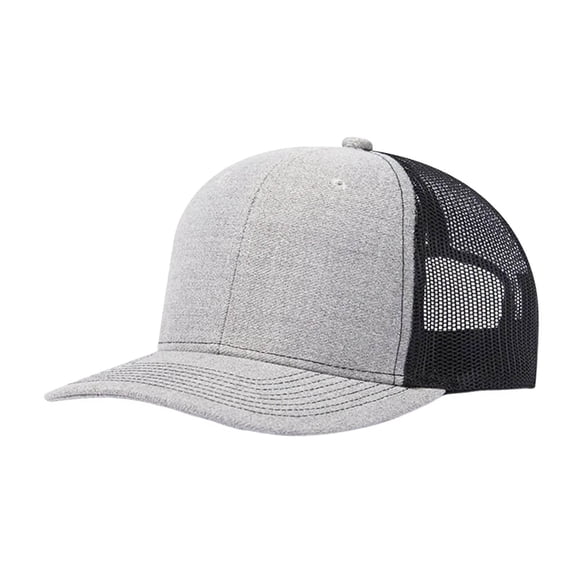 Mens Baseball Caps Mesh Panel Plain Baseball Cap Breathable Adjustable Sun Hat For Outdoor Sports Grey2 One Size