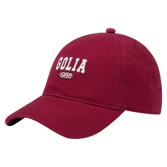 Mens Baseball Caps Plain Baseball Cap Adjustable Sun Hat For Casual Outdoor Activities Red One Size