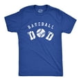 thumbnail image 1 of Mens Baseball Dad T Shirt Funny Cool Fathers Day Gift Base Ball Tee for Guys Graphic Tees, 1 of 7