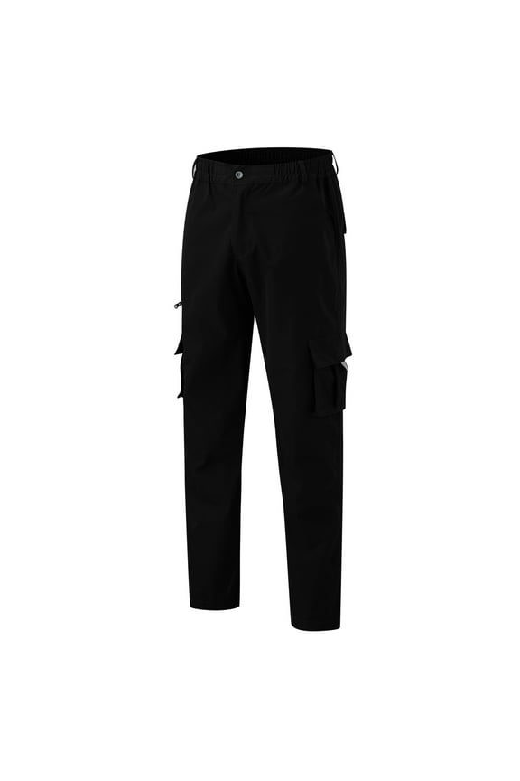 Mens Baseball Pants Black Cargo Pants For Men Resistant Work Pants Big And Tall Solid Workout Pant 2024 Athletic Hiking Long Pant With Pocket Fall