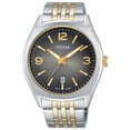 thumbnail image 1 of Mens Basic Dress Watch - Two-Tone Case & Bracelet - Grey Dial - Date, 1 of 1