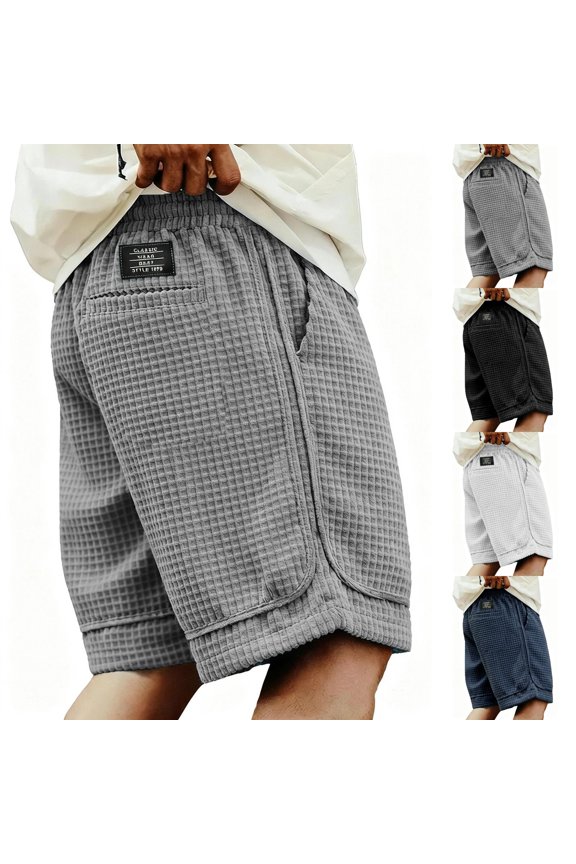 Mens Basic Mesh Shorts with Pockets Basketball Gym Workout Plain Uniform PE Shorts Perfect for Beach Walks Grocery Runs or Weekend Brunch Dates. White M
