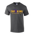 thumbnail image 1 of Mens Basketball Record 38,390 Points Tshirt The King Number 23 Highest Scorer Of All Time Short Sleeve T-shirt Graphic Tee-Heather Royal-small, 1 of 4