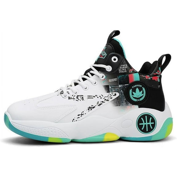 Mens Basketball Shoes, Youth Basketball Sneakers, Anti Slip Basketball Trainers Sports Shoes for Men Indoor and Outdoor