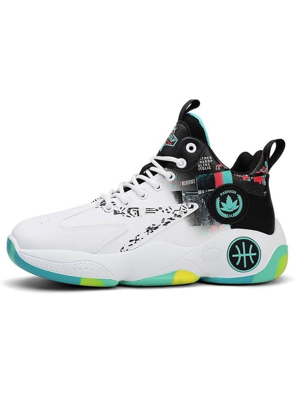 Mens Basketball Shoes, Youth Basketball Sneakers, Anti Slip Basketball Trainers Sports Shoes for Men Indoor and Outdoor
