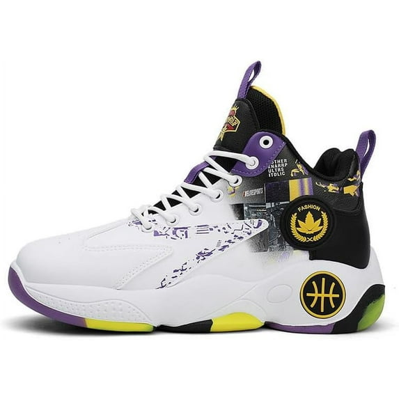 Mens Basketball Shoes, Youth Basketball Sneakers, Anti Slip Basketball Trainers Sports Shoes for Men Indoor and Outdoor