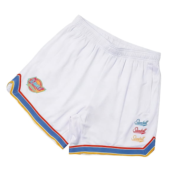 Mens Basketball Shorts Double Layer Mesh Zipper Quick Dry Professional Performance