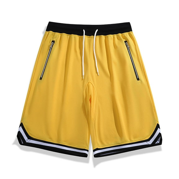 Mens Basketball Shorts Quick Drying Outdoor Lightweight Stretch Drawstring Athletic Shorts with Pockets