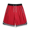 thumbnail image 1 of Mens Basketball Shorts Quick Drying Outdoor Lightweight Stretch Drawstring Athletic Shorts with Pockets, 1 of 7