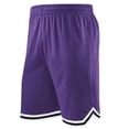 thumbnail image 1 of Mens Basketball Shorts with Zipper Pocket 11 Inch Mesh Breathable Athletic Shorts Summer Sports Workout Trunks, 1 of 3