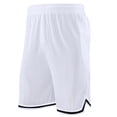 thumbnail image 1 of Mens Basketball Shorts with Zipper Pocket 11 Inch Mesh Breathable Athletic Shorts Summer Sports Workout Trunks, 1 of 4