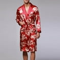 thumbnail image 1 of Mens Bathrobes Men'S Robes Lightweight Bath Robe Mens Bath Thin Design, Tie Up Lightweight Robes For, 1 of 4