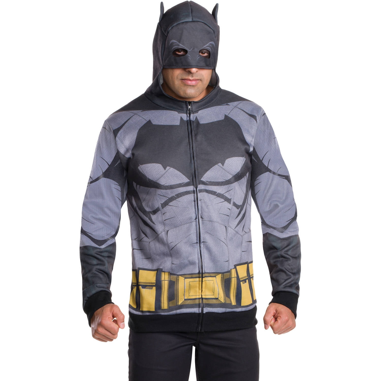 Mens Batman Hoodie Sweatshirt - Batman v Superman Dawn of Justice -  Walmart.com
