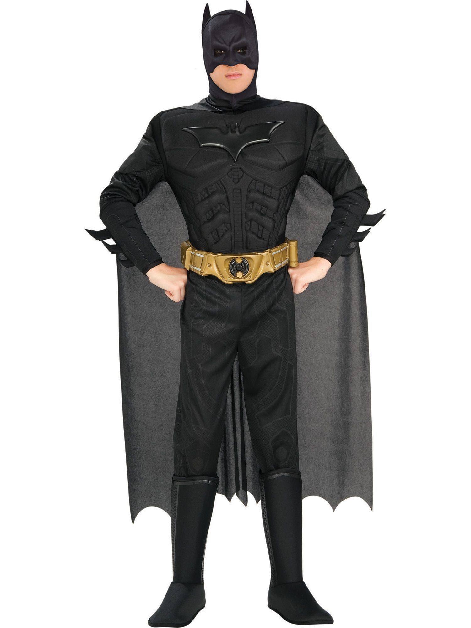 Batman The Dark Knight Rises Muscle Chest Deluxe Men s Adult Halloween Costume Size XL Multicolor