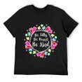 thumbnail image 1 of Mens "Be Silly Be Honest Be Kind" Kindness Motivational Short Sleeve T-Shirt Black, 1 of 5