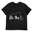 thumbnail image 1 of Mens Be The Light Cute Christian Bible Design Light Bulb T-Shirt Black, 1 of 5