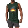 thumbnail image 1 of Byworldtasic Men's Sleeveless Tank Mens Beach Tank Tops Sleeveless Shirts for Men Summer Hawaiian Graphic Workout Gym Shirts Palm Tree Tops, 1 of 5