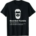 thumbnail image 1 of Mens Bearded Funkle Shirt Funny Uncle Definition T-Shirt, 1 of 3