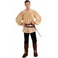 thumbnail image 1 of Mens Beige Medieval Shirt Renn Faire � Ren Fair, 1 of 1
