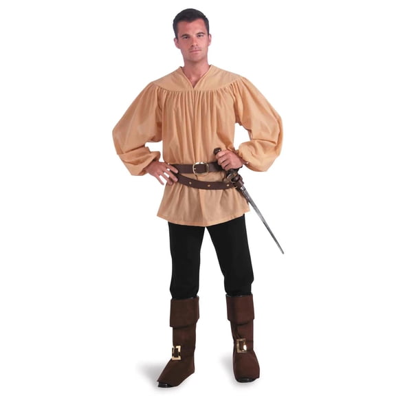 Mens Beige Medieval Shirt