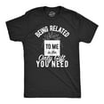 thumbnail image 1 of Mens Being Related to Me Is The Only Gift You Need T Shirt Funny Christmas Present Tee Graphic Tees, 1 of 9
