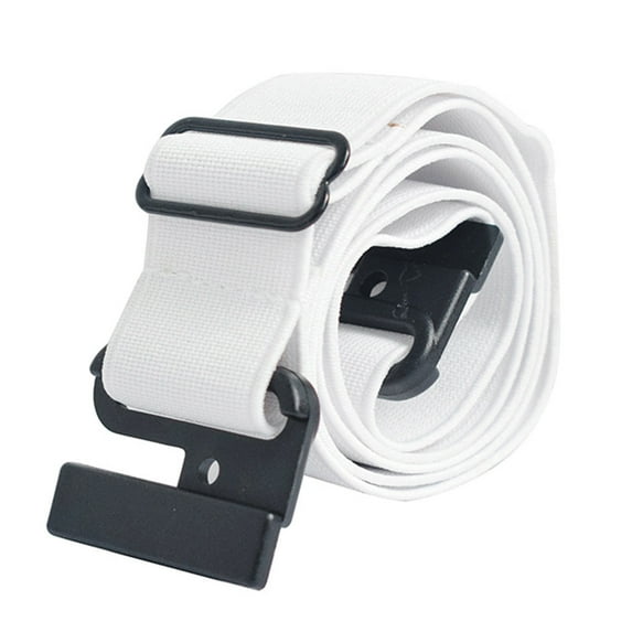 Mens Belt 1 PC Women White Casual Belt Mens Elastic Belt