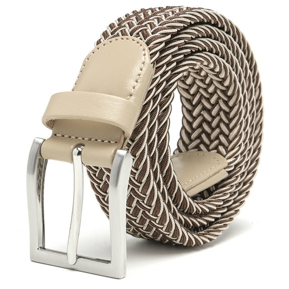 Mens Belt - Braided Stretch Golf Belt for Men 1 3/8"- Mens Gift for Golf Pants