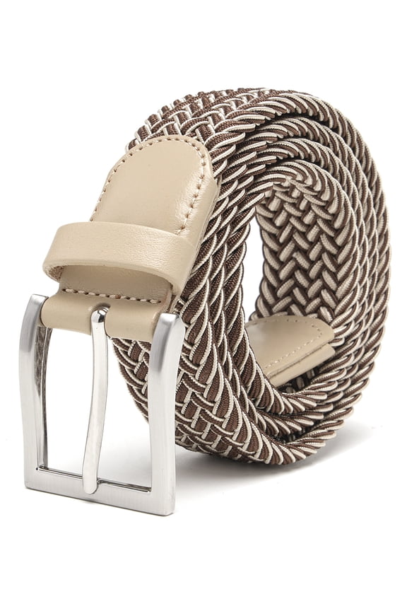 Mens Belt - Braided Stretch Golf Belt for Men 1 3/8"- Mens Gift for Golf Pants