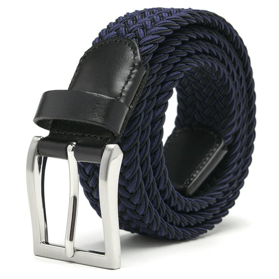 Mens Belt - Braided Stretch Golf Belt for Men 1 3/8"- Mens Gift for Golf Pants