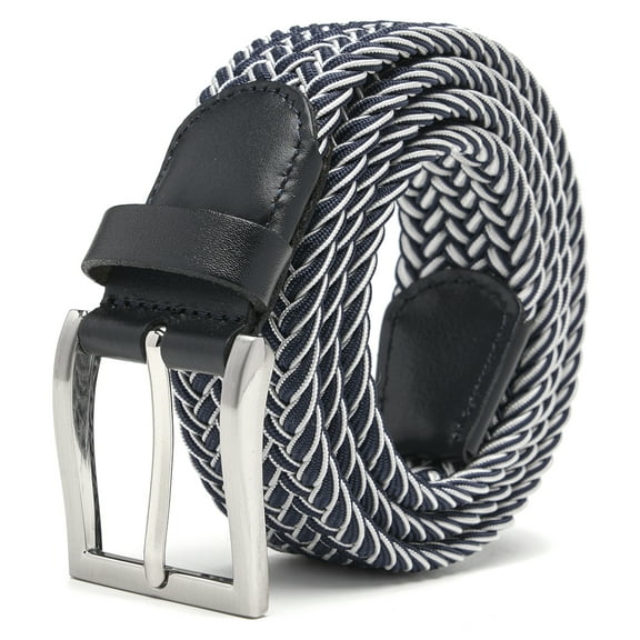 Mens Belt - Braided Stretch Golf Belt for Men 1 3/8"- Mens Gift for Golf Pants