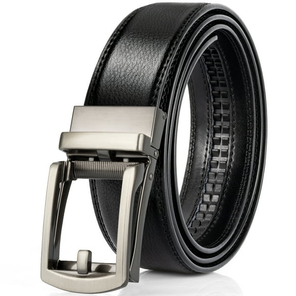 Mens Belt, Click Ratchet Belt For Men, Dress Belt with Silding Buckle Size-Customize