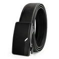 thumbnail image 1 of Mens Belt Leather Ratchet Belt for Dress Pants Casual Automatic Buckle Belt Fit 28"-46" Waist, 1 3/8" Wide, Black, X25017, 1 of 10