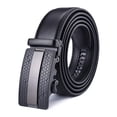 thumbnail image 1 of Mens Belt, Leather Ratchet Belt for Men Dress 1 3/8", Adjustable Trim to Exact Fit, Automatic Buckle Belt, 1 of 5