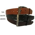 thumbnail image 1 of Mens Belt Western Leather Belts for Women Cowboy Basket Weave Tooled School Uniform Office, 1 of 9