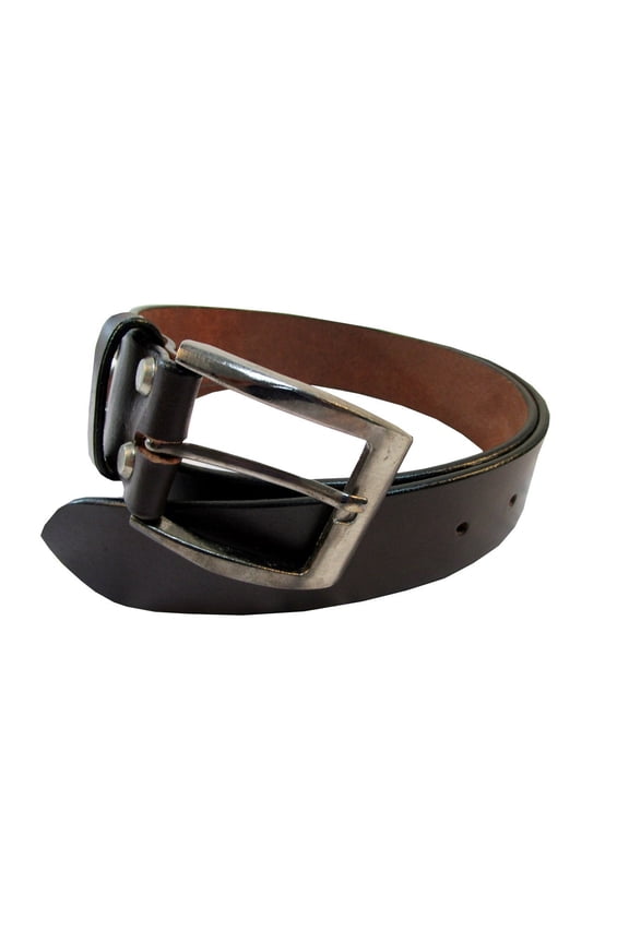 Mens Belt Work Office Wear Belts Casual Men Women Outfit Dark Brown Leather