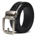 thumbnail image 1 of Mens Belt for Men Leather Ratchet Belts with Automatic Buckle,1.4inch width, 1 of 5