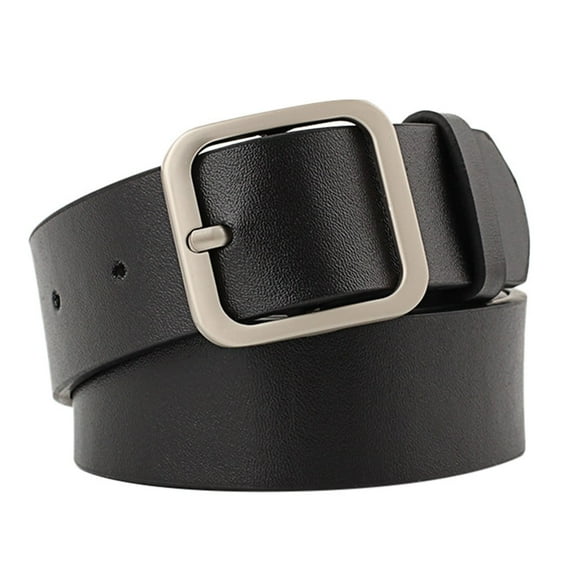Men's Belt 1pc Women Black Dress Belt Men's Work Belts