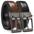 thumbnail image 1 of YOETEY Mens Belts Leather 1 Pack - 1.25" Reversible Belts for Men for Dress Pants, 1 of 6