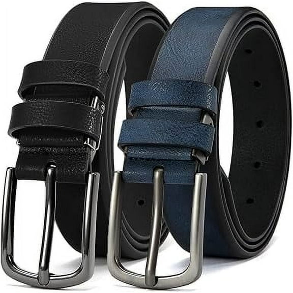 Mens Belts for YOORAN,Leather DressBelt Casual Wear Jeans Classicbelt 1.25", Adjustable Trim to Fit Everywhere