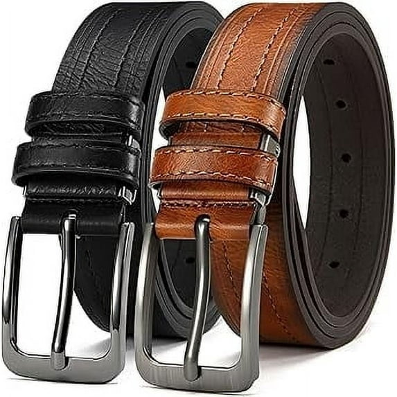 Mens Belts for YOORAN,Leather DressBelt Casual Wear Jeans Classicbelt 1.25", Adjustable Trim to Fit Everywhere