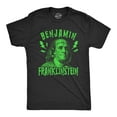 thumbnail image 1 of Mens Benjamin Franklinstein T Shirt Funny Halloween Frankenstein Ben Franklin USA Graphic Tee Graphic Tees, 1 of 9