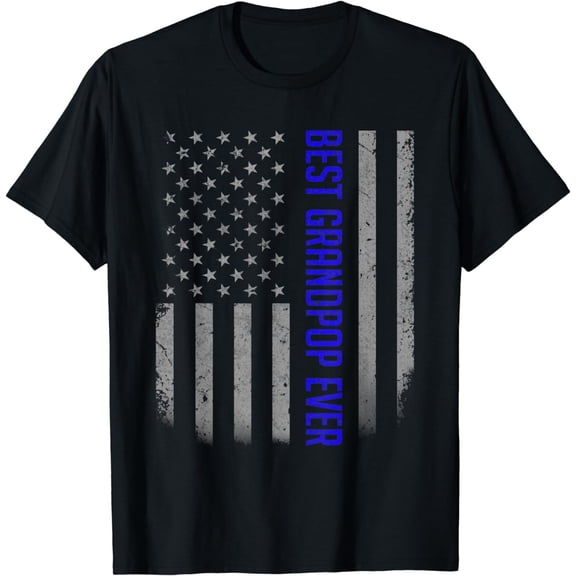 Mens Best Bonus Dad Ever American Flag Shirt Gift For Fathers day T-Shirt