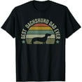 thumbnail image 1 of Mens Best Dachshund Dad Dog Shirt, Fathers Day Funny Doggy T-Shirt men and women can wear, black, white, gifts, 1 of 4
