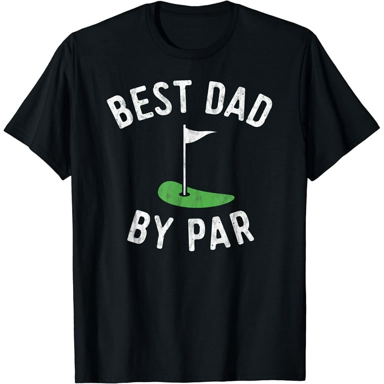 Mens Best Dad By Par Funny Golf Shirt Father's Day Gift Daddy Mens Best Dad By Par Funny Golf Shirt Father's Day Gift Daddy